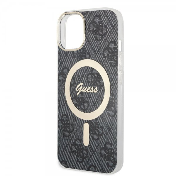 Guess iPhone 13 Skal 4G Pattern MagSafe Svart