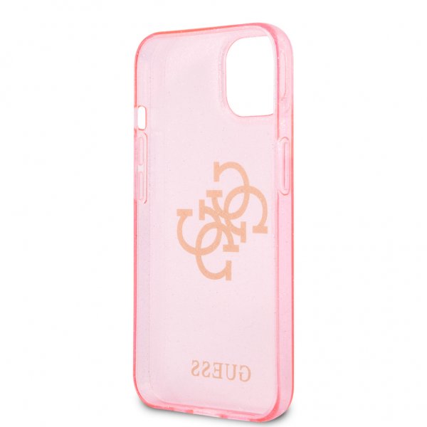 Guess iPhone 13 Skal Full Glitter Rosa