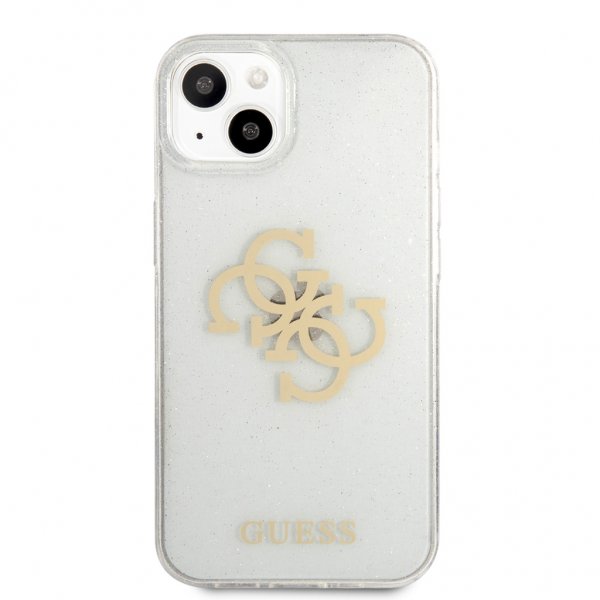 Guess iPhone 13 Skal Full Glitter Transparent