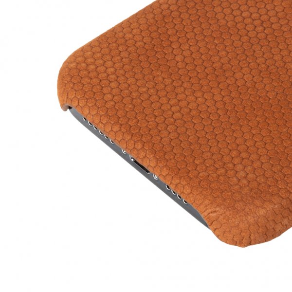 Krusell iPhone 13 Skal Leather Cover Cognac
