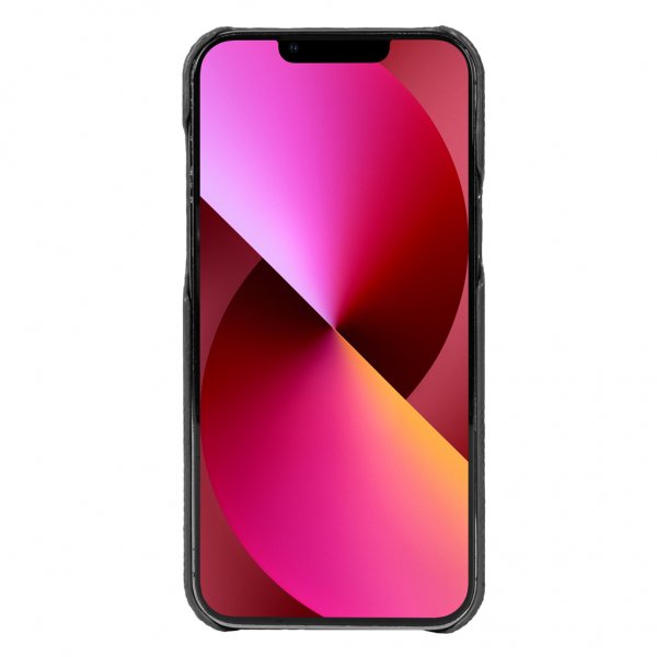 Krusell iPhone 13 Skal Leather Cover Svart