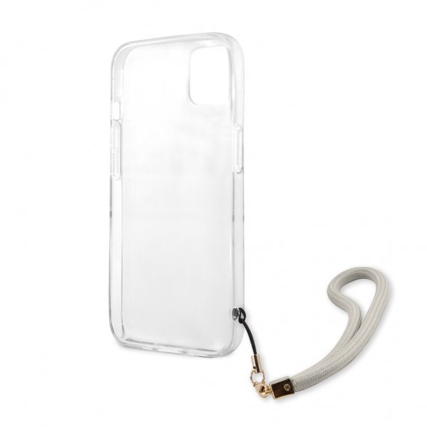 Guess iPhone 13 Skal Marble Design Stripe Grå