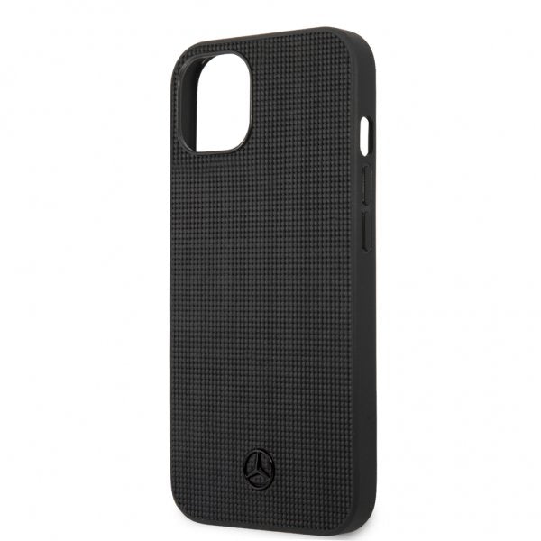 Mercedes Benz iPhone 13 Skal Metal Logo Svart