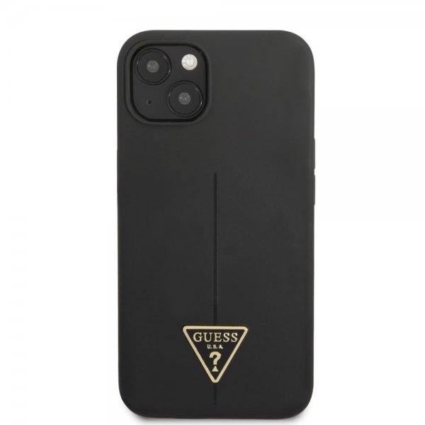 Guess iPhone 13 Skal Metal Triangle Svart