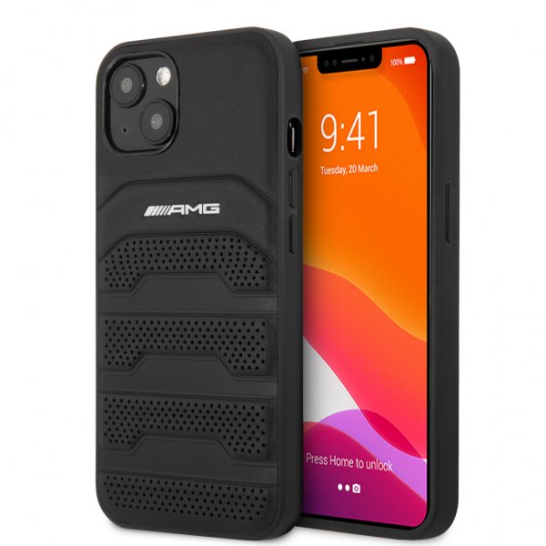 AMG iPhone 13 Skal Perforerad Svart