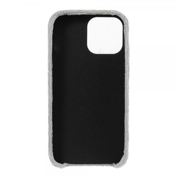 iPhone 13 Skal Plysch Love-pärlor Grå