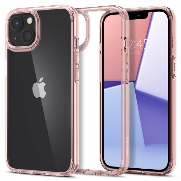 Spigen iPhone 13 Skal Ultra Hybrid Rose Crystal