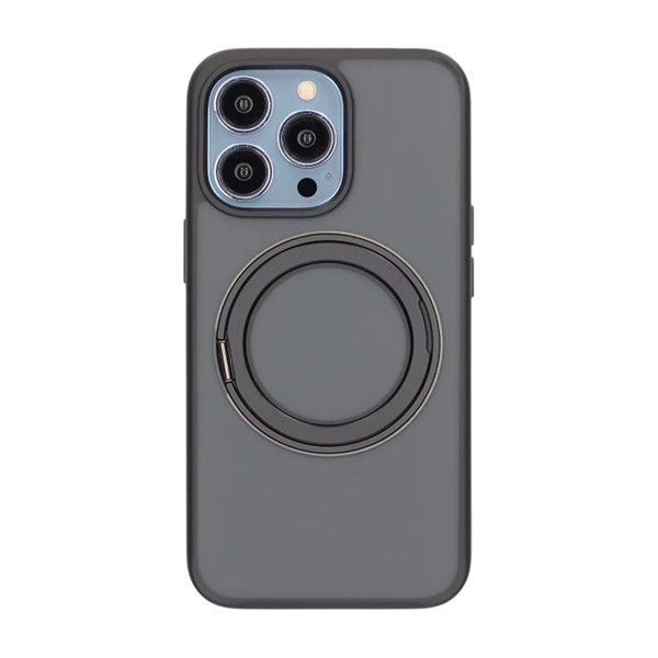 iPhone 13 Pro Max/iPhone 12 Pro Max Skal Roterbart MagSafe Stativ Svart