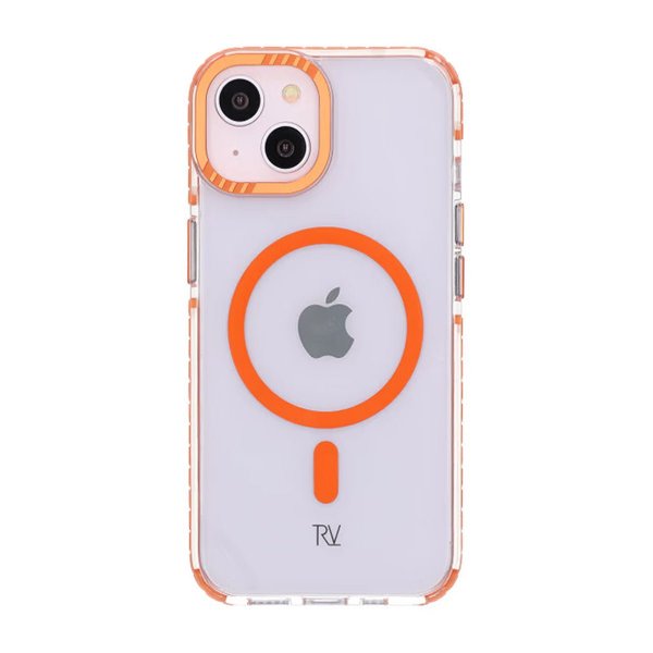 Rvelon iPhone 13/iPhone 14 Skal TPU MagSafe Orange