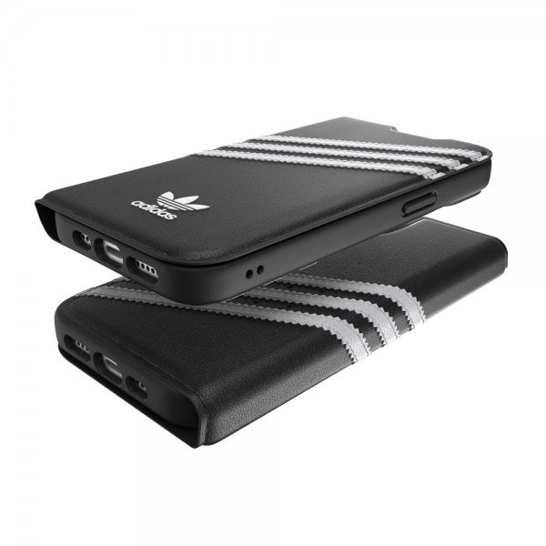 Adidas iPhone 14 Fodral 3 Stripes Booklet Case Svart Vit