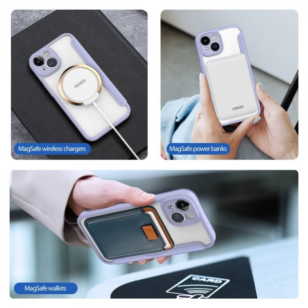 Dux Ducis iPhone 14 Fodral Skin X Pro Series MagSafe Lila