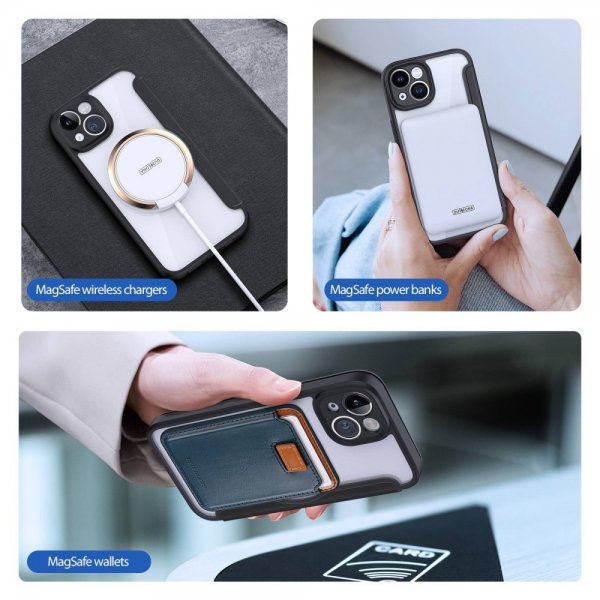 Dux Ducis iPhone 14 Fodral Skin X Pro Series MagSafe Svart