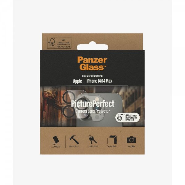 PanzerGlass iPhone 14/iPhone 14 Plus Kameraskydd PicturePerfect
