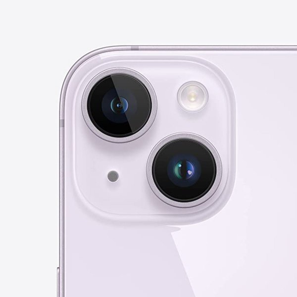 iPhone 14 Kameralins med Ram - Lila