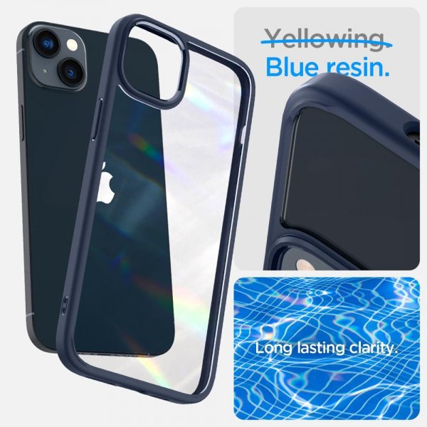 Spigen iPhone 14 Plus Skal Crystal Hybrid Navy Blue