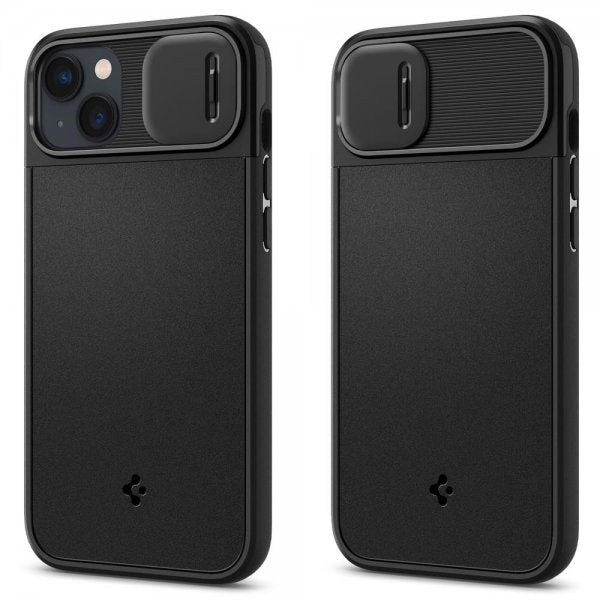 Spigen iPhone 14 Plus Skal Optik Armor MagFit Svart