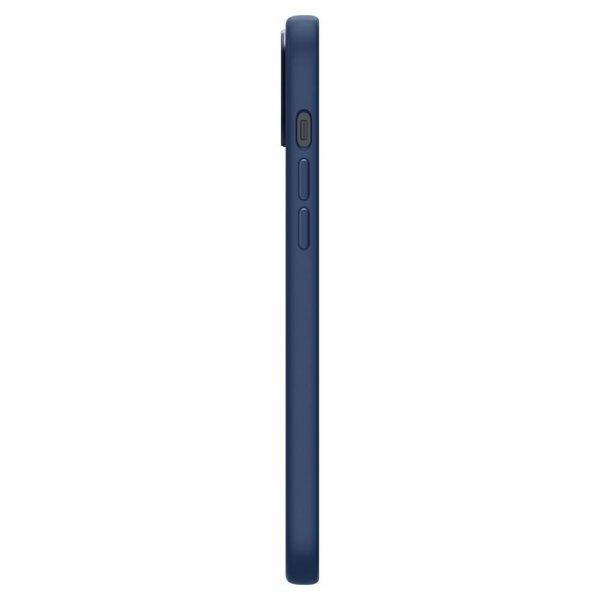 Spigen iPhone 14 Plus Skal Silicone Fit MagFit Navy Blue