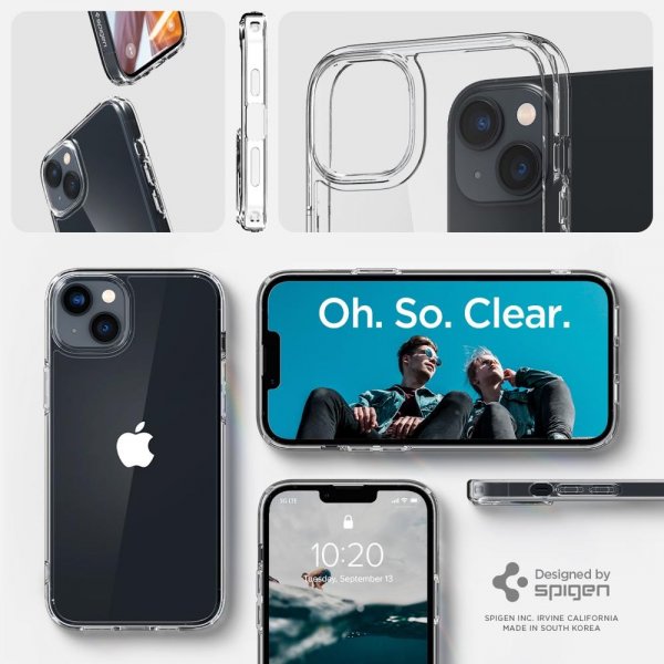 Spigen iPhone 14 Plus Skal Ultra Hybrid Crystal Clear