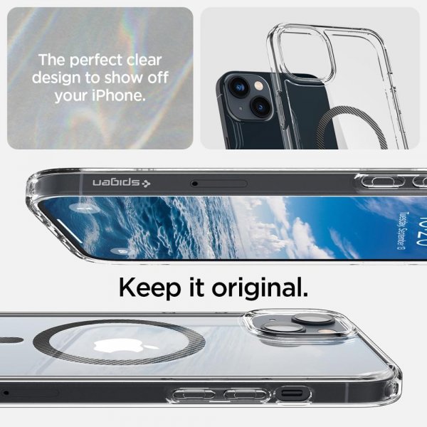 Spigen iPhone 14 Plus Skal Ultra Hybrid MagFit Carbon Fiber