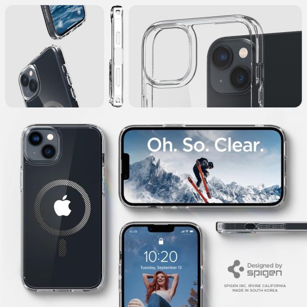 Spigen iPhone 14 Plus Skal Ultra Hybrid MagFit Carbon Fiber