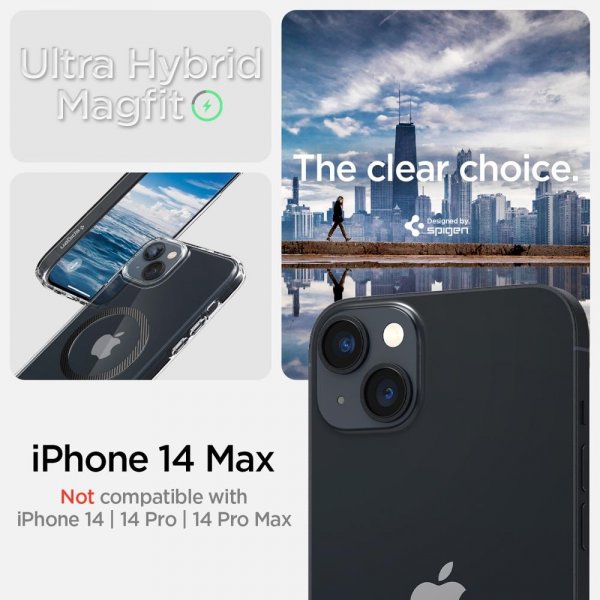 Spigen iPhone 14 Plus Skal Ultra Hybrid MagFit Carbon Fiber