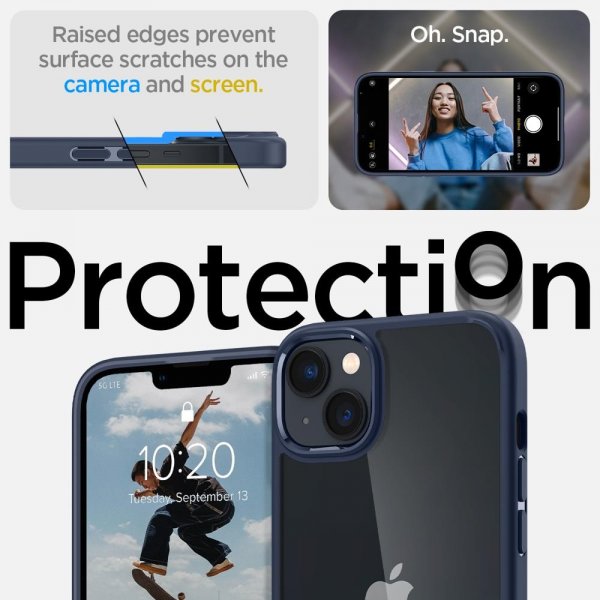 Spigen iPhone 14 Plus Skal Ultra Hybrid Navy Blue