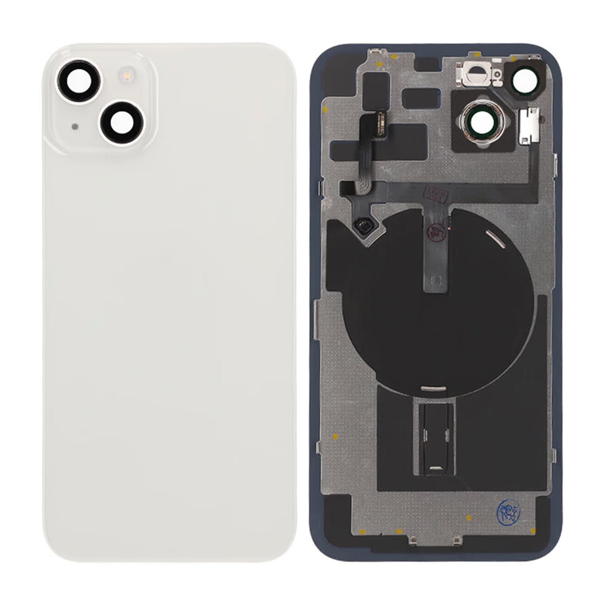 iPhone 14 Plus Baksida Glas Komplett OEM - Vit