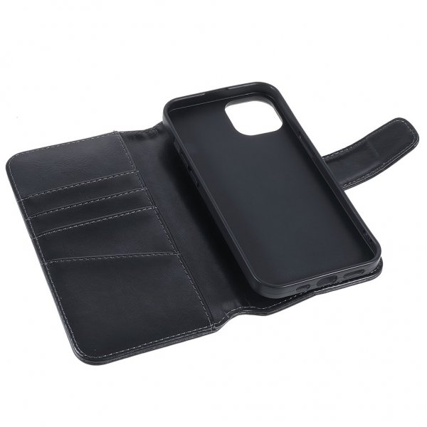 Nordic Covers iPhone 14 Plus Fodral Essential Leather Raven Black