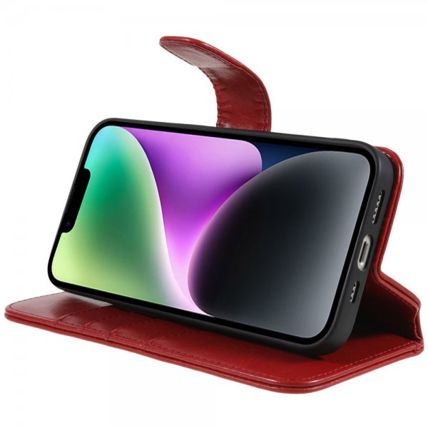 Nordic Covers iPhone 14 Plus Fodral MagLeather Poppy Red