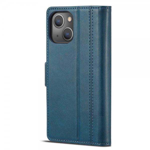 Lc.Imeeke iPhone 14 Plus Fodral med Kortfack Blå