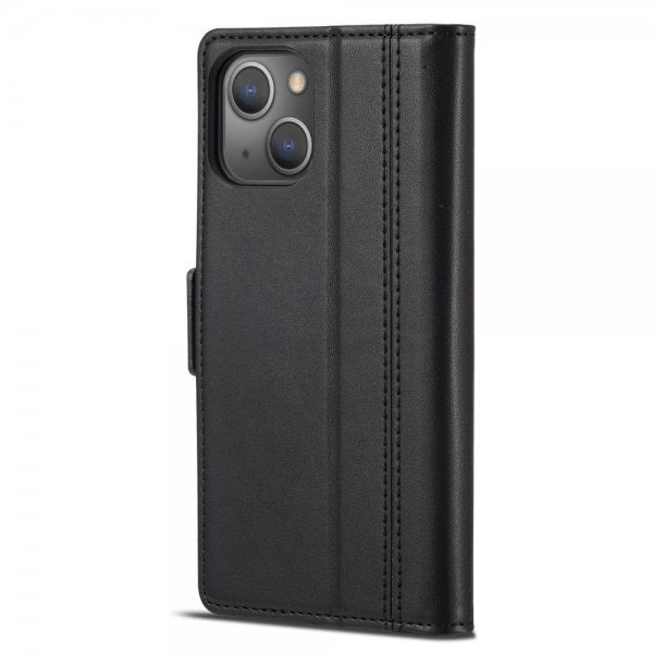 Lc.Imeeke iPhone 14 Plus Fodral med Kortfack Svart
