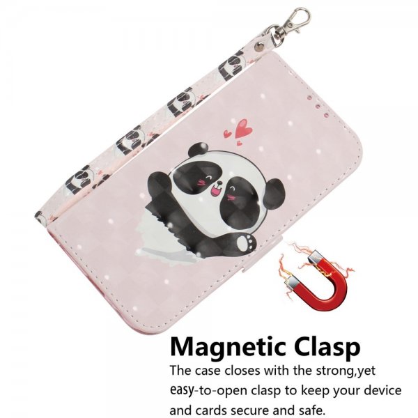 iPhone 14 Plus Fodral Motiv Panda Hjärtan