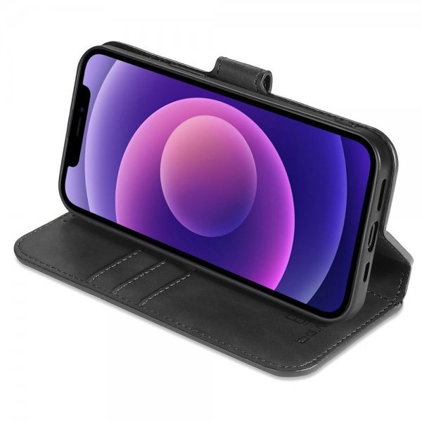 Dg.Ming iPhone 14 Plus Fodral Retro Svart