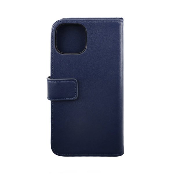 Rvelon iPhone 14 Plus Fodral Äkta Läder Blå