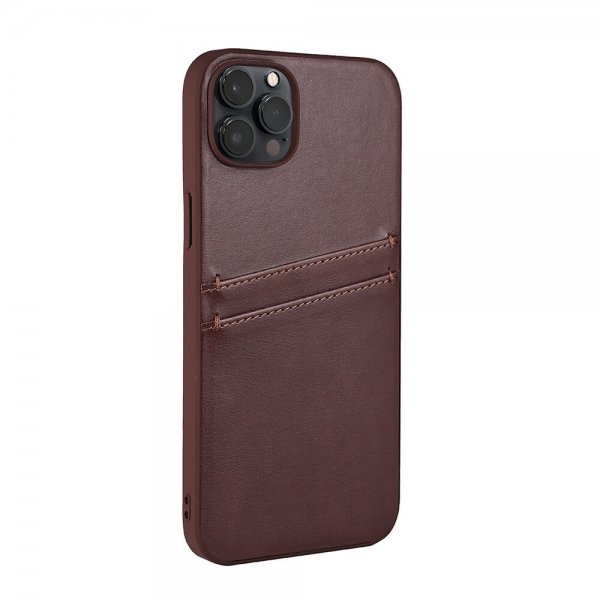 Buffalo iPhone 14 Plus Skal Backcover with Card Slots Brun