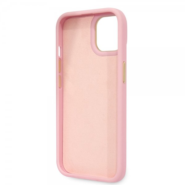 Guess iPhone 14 Plus Skal Croco Rosa