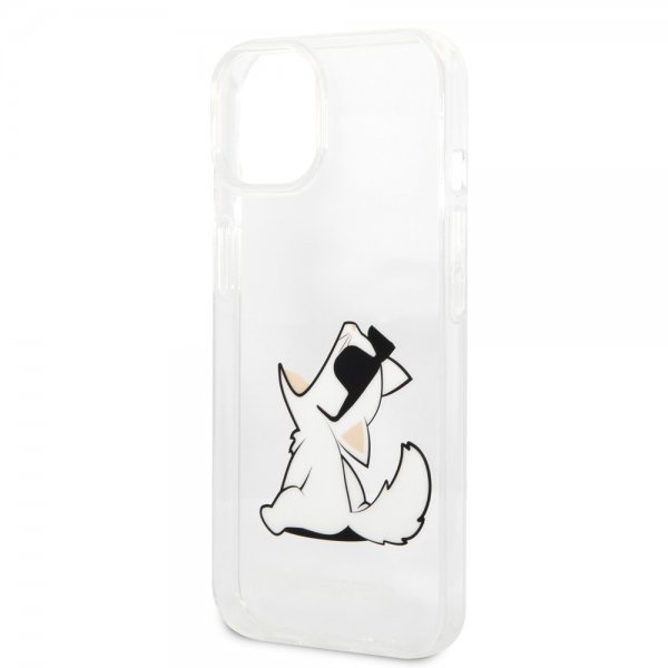 Karl Lagerfeld iPhone 14 Plus Skal Fun Choupette Transparent
