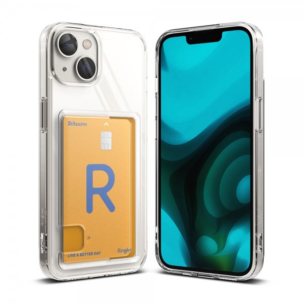 Ringke iPhone 14 Plus Skal Fusion Card Clear