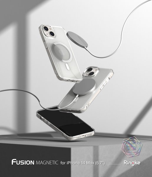 Ringke iPhone 14 Plus Skal Fusion Magnetic Matte Clear