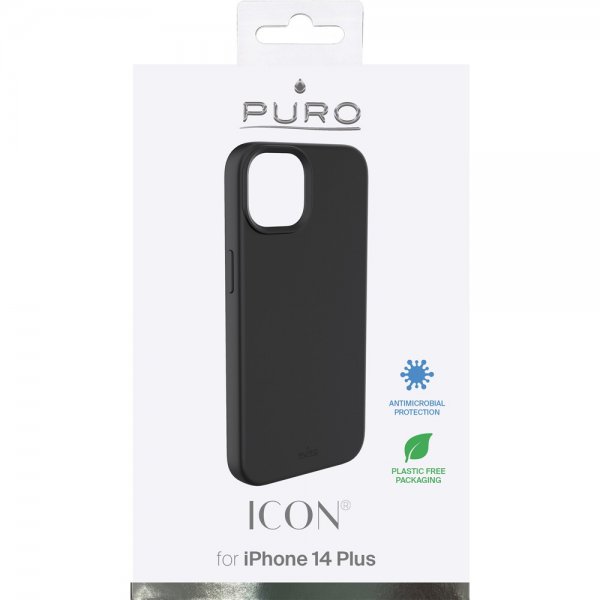 Puro iPhone 14 Plus Skal Icon Svart