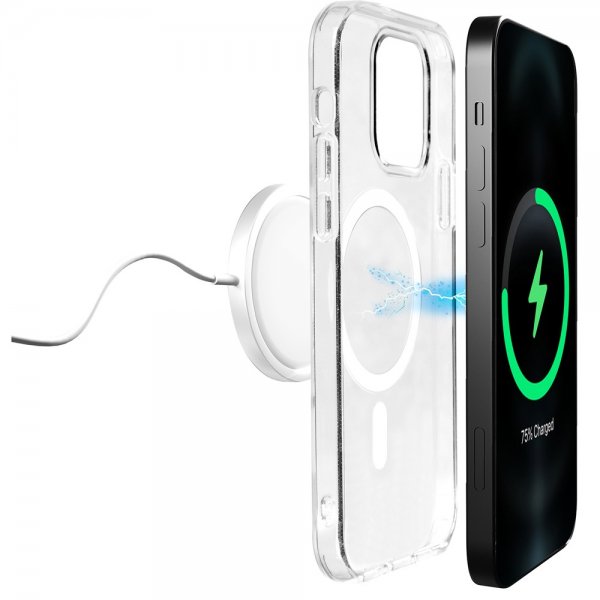 Puro iPhone 14 Plus Skal LITE MAG Transparent