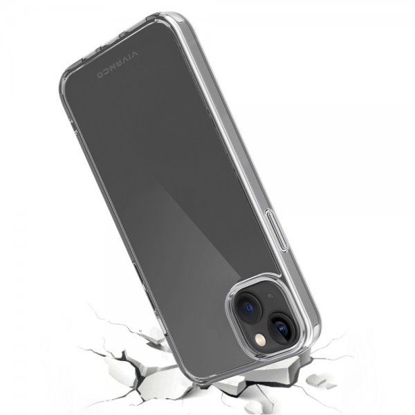 Vivanco iPhone 14 Plus Skal Safe & Steady Transparent