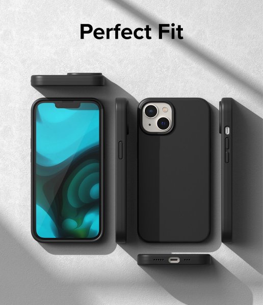 Ringke iPhone 14 Plus Skal Silicone Svart
