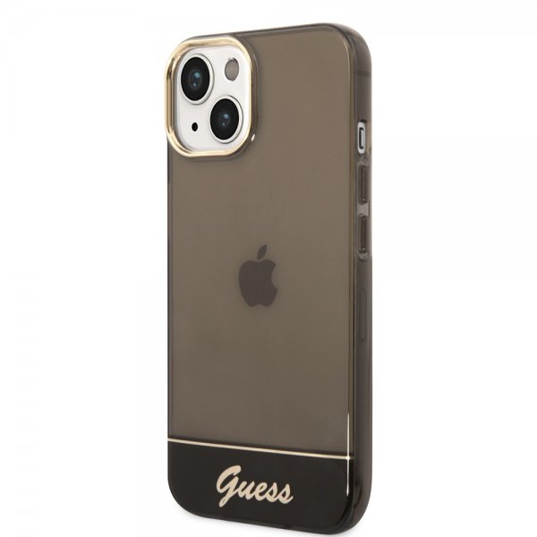 Guess iPhone 14 Plus Skal Translucent Svart