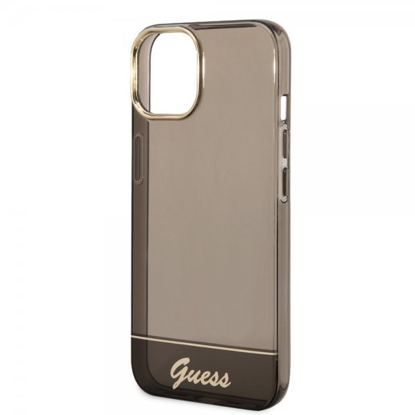 Guess iPhone 14 Plus Skal Translucent Svart