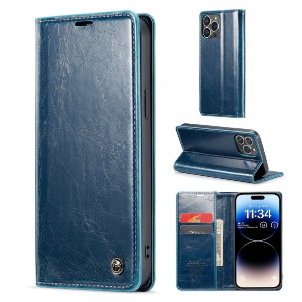 CaseMe iPhone 14 Pro Fodral 003 Series Petrol