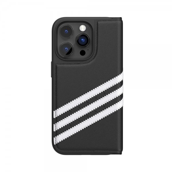 Adidas iPhone 14 Pro Fodral 3 Stripes Booklet Case Svart Vit