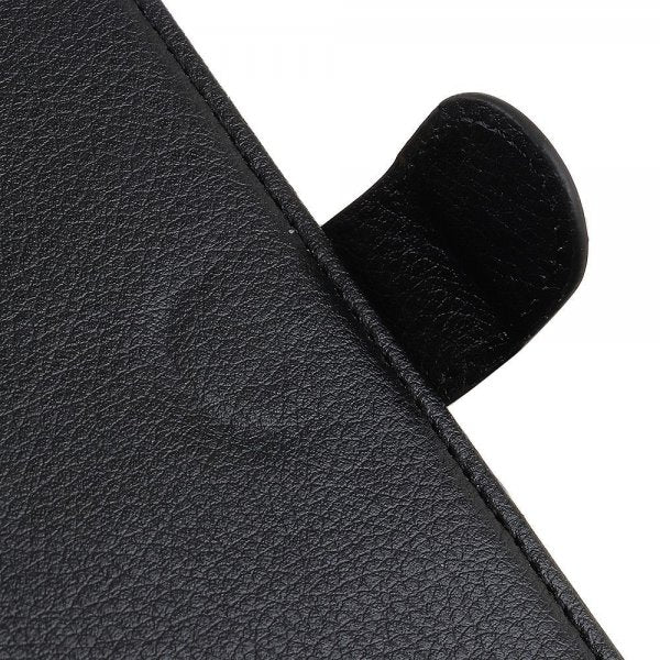 iPhone 14 Pro Fodral Litchi Svart