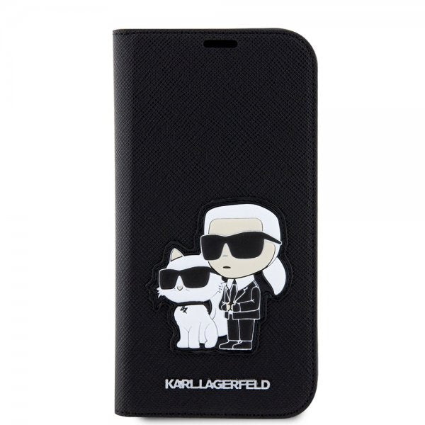 Karl Lagerfeld iPhone 14 Pro Fodral NFT Saffiano Svart