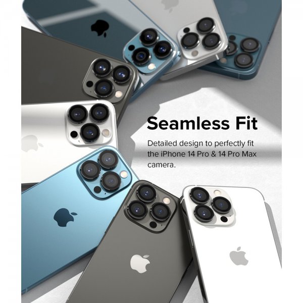 Ringke iPhone 14 Pro/iPhone 14 Pro Max Kameraskydd Camera Lens Frame Svart